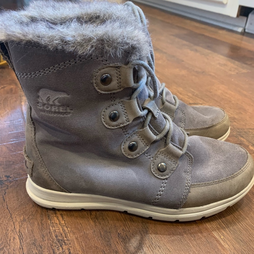 Sorel Explorer Joan Faux Fur Boot